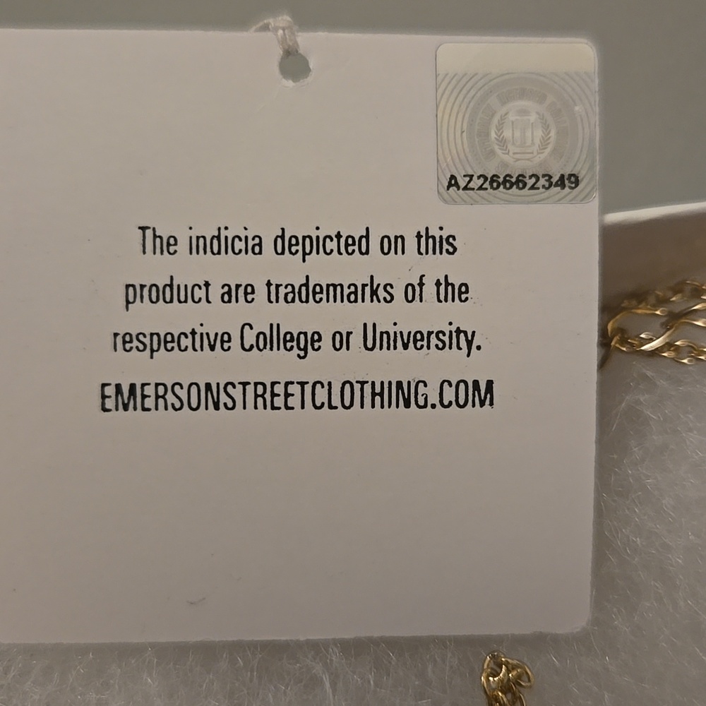 Gator Gold and Silver Pendant long Necklace - Picture 3 of 3